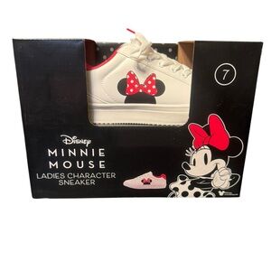 Disney Minnie Mouse White Sneakers size 7